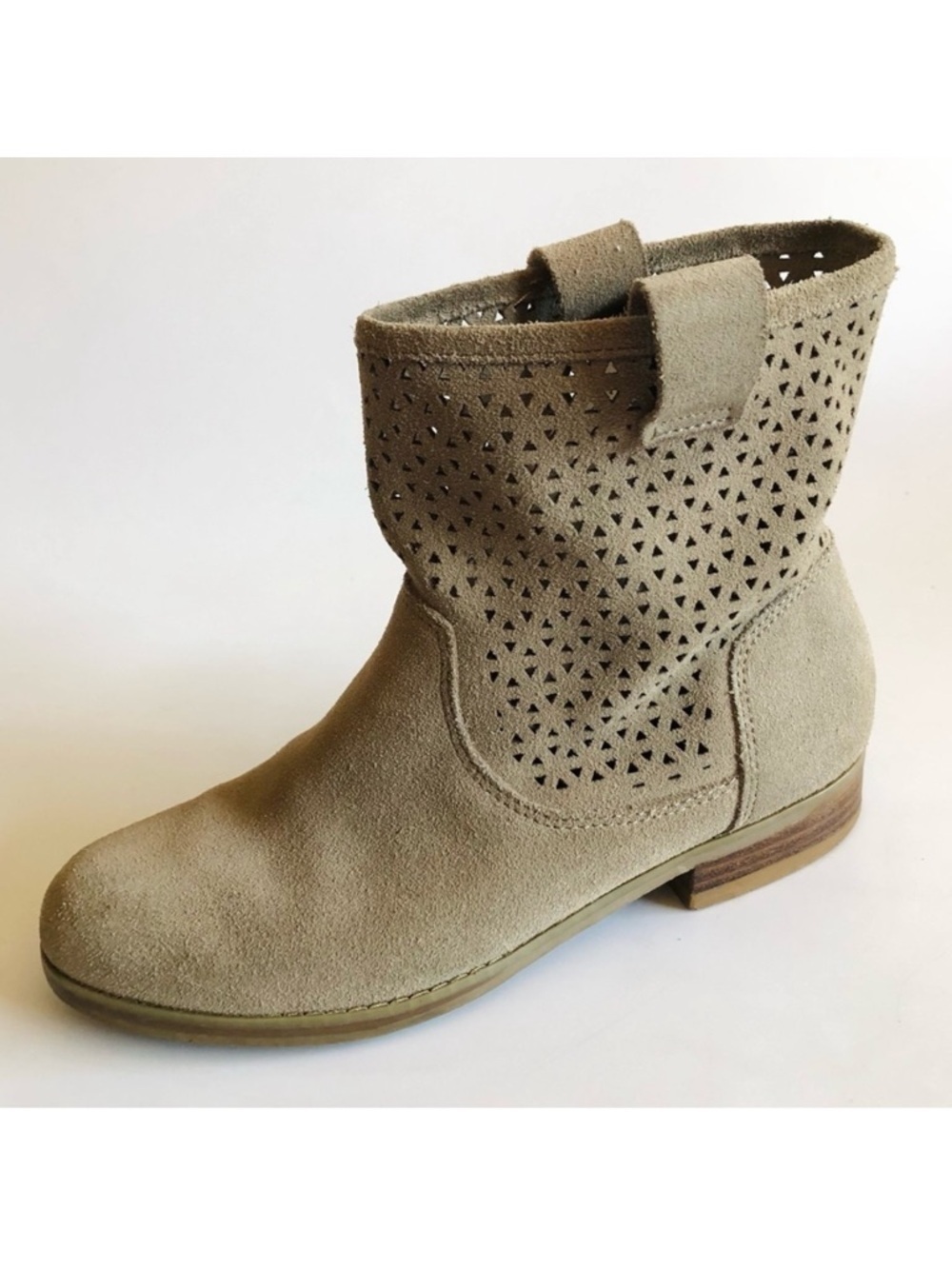Sole Society Kaye Perforated Slouch Boots